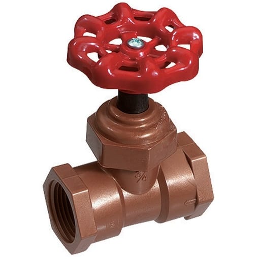 King SWL0500T Celcon Stop Valve, Acetal Copolymer, 1/2" x 1/2" Bed